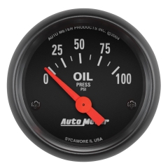 Instrument Öldruck - Gauge Oil Pressure Elektrisch Schwarz